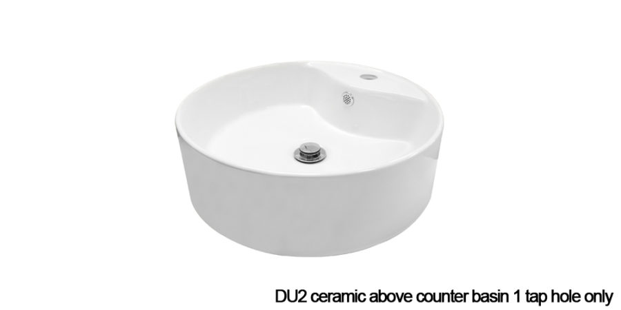 DU2 above counter basin